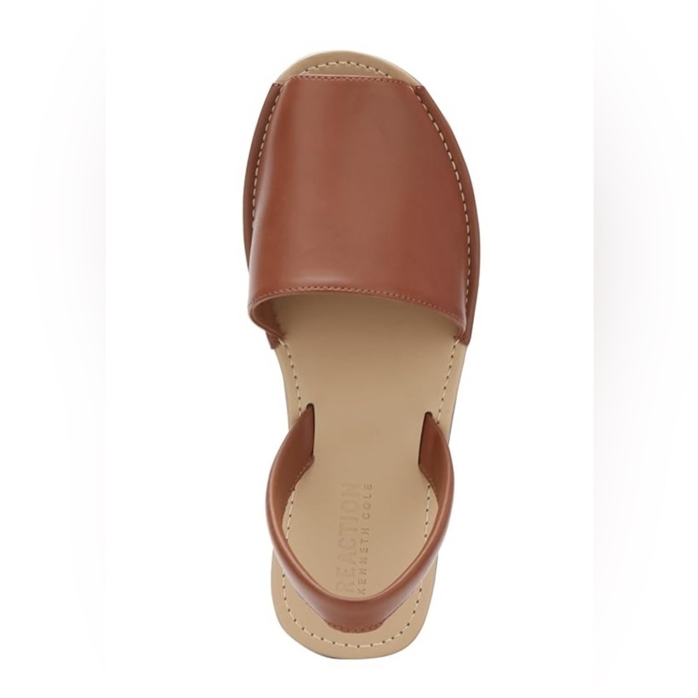 Reaction Kenneth Cole Brown 2” Platform, Peep-toe shoes 8/39